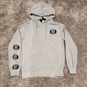 Gray Hoodie with Logo